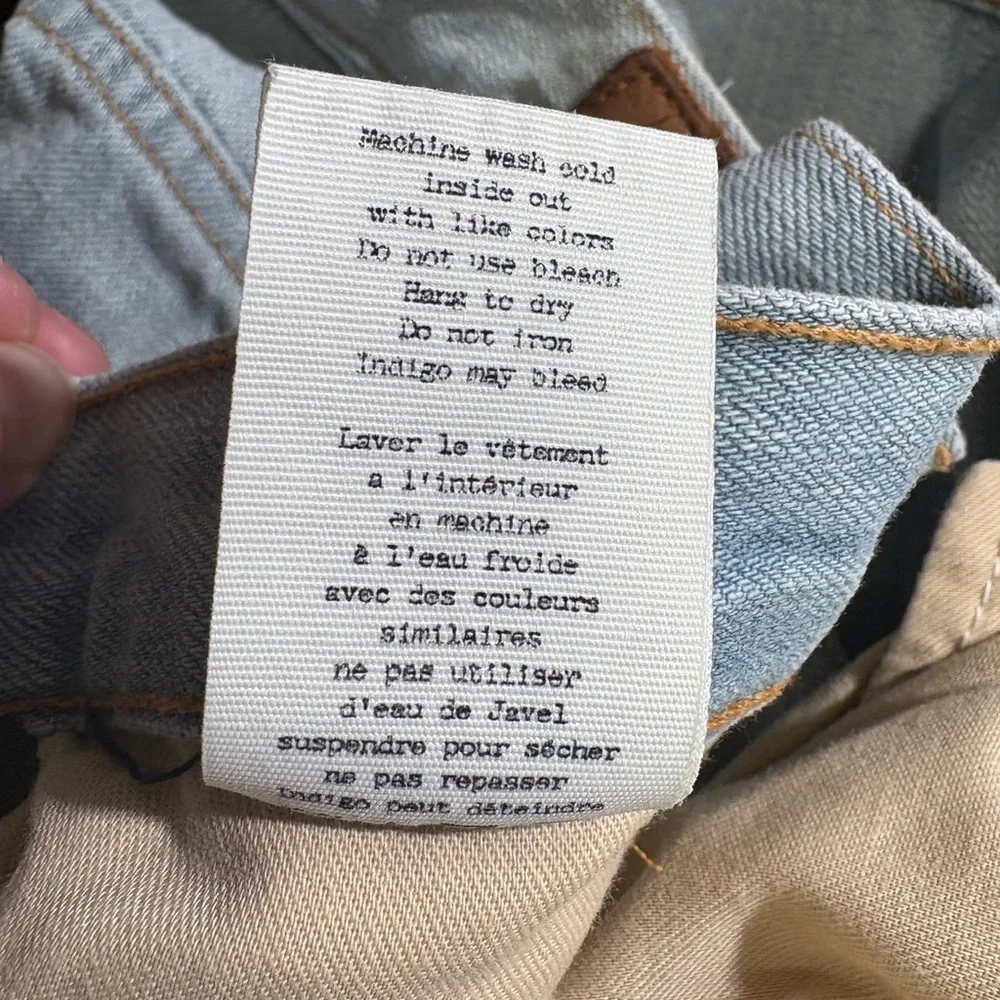 Rag & Bone Frayed Hem Jeans Women’s Size 29 - Charleston Wash